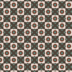 Seamless vector pattern. Background texture in geometric ornamental style
