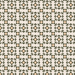 Seamless pattern with abstract geometric ornament
