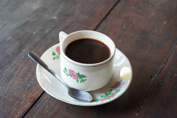 Hot Turkish Coffee, Indonesia, captured on July 4, 2025. Traditional strong coffee brewed in a...