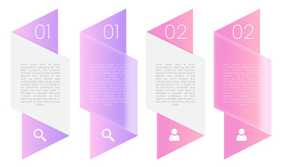 Business and Technology Infographic Glasmorphism Eps Svg