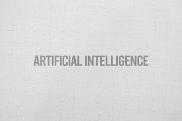“Artificial Intelligence Concept Puzzle – AI Integration, Machine Learning, Neural Networks &...
