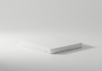A blank product mockup on a sleek, white background with soft shadows, perfect for branding