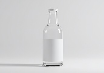 A blank product mockup on a sleek, white background with soft shadows, perfect for branding