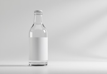 A blank product mockup on a sleek, white background with soft shadows, perfect for branding