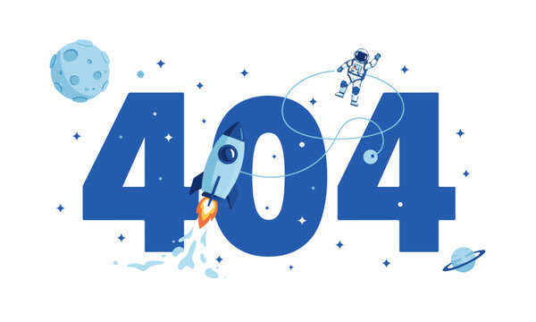 404 Error Space Adventure