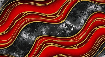 Beautiful garden with fountain, peacocks, parrots, flowers, and villa, a serene landscape art