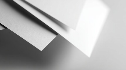 Abstract White Paper Texture Background