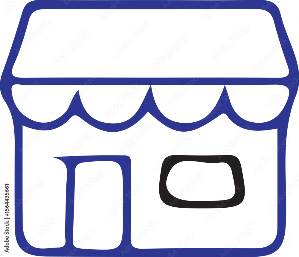 Aufkleber blue and white vector background with frame and design elements