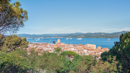 St Tropez village on the French Riviera