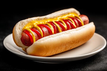 Classic Hot Dog , processed food , Generative AI