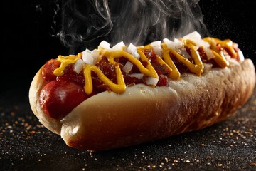 Classic Hot Dog , processed food , Generative AI