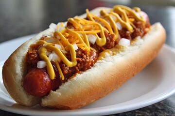 Classic Hot Dog , processed food , Generative AI