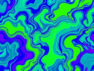 Vibrant liquid effect background, a swirling blend of electric colors