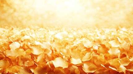 Golden Rose Petals, Soft Focus, Radiant Glow