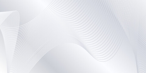 Simple lines background with flowing lines. Digital future technology abstract simple