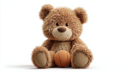 Obraz premium Adorable Fluffy Teddy Bear 