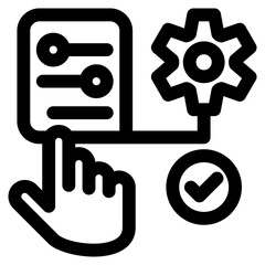 Control Systems Outline Icon