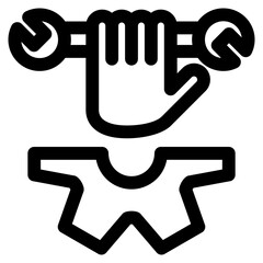 Maintenance Outline Icon