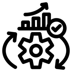 Optimization Outline Icon