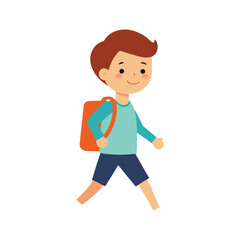 cartoon casual woman