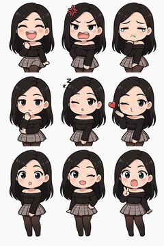 Chibis Pack Sticker