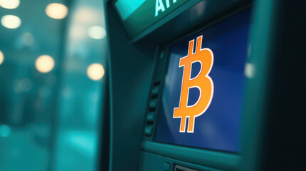 Bitcoin ATM machine for crypto transactions