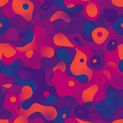Abstract pattern design with vibrant colors