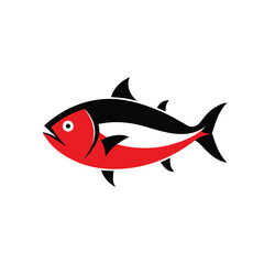 fish on a white background