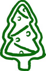 Hand-Drawn Christmas Clipart Set | Whimsical Holiday Doodles