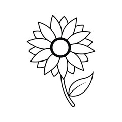 abstract flower vector illustration