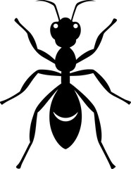 ant silhouette vector illustrator