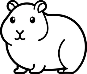 Cute Cartoon Beaver Illustration - Cute animal illustrations