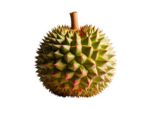 durian isolated on white background
