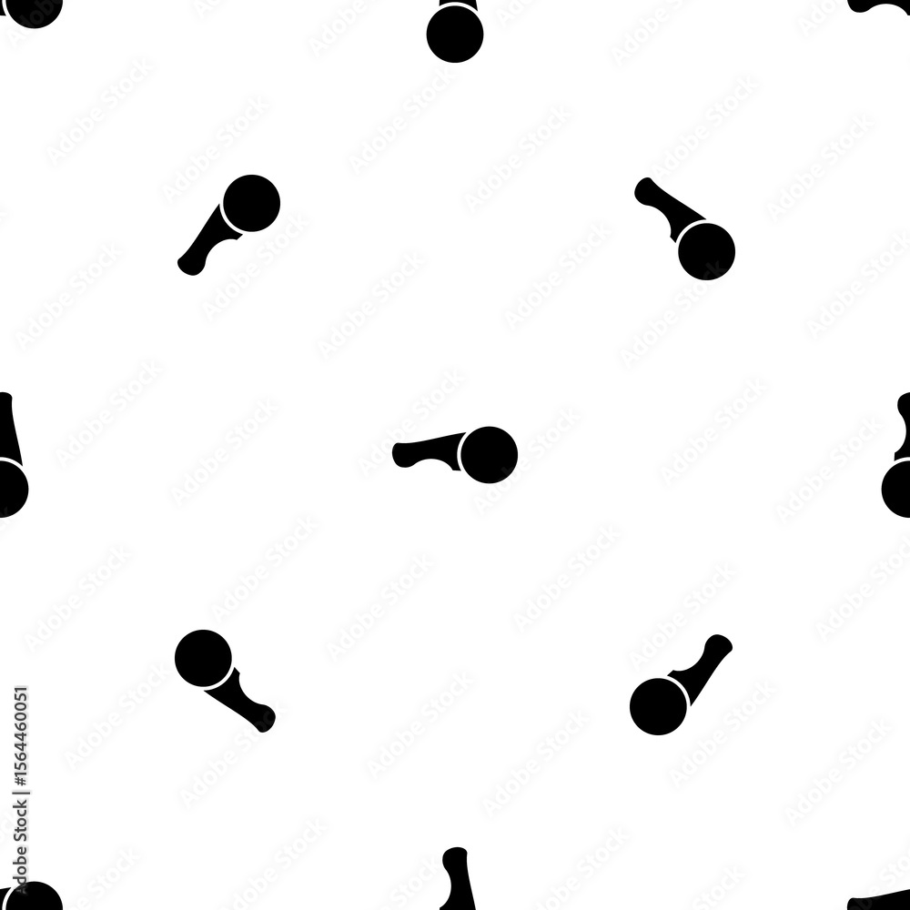 Aufkleber seamless pattern of repeated black angle grinder symbols. elements are evenly spaced and some are ro