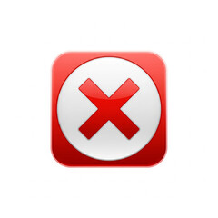 Fototapeta premium red cross mark