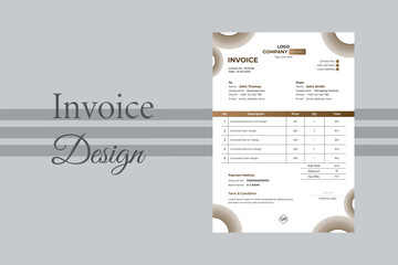 Creative Invoice Design | Elegant, Editable & Ready-to-Use Billing Template