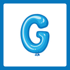 Alphabet balloons G