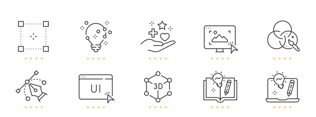 Design line icons. Editable stroke