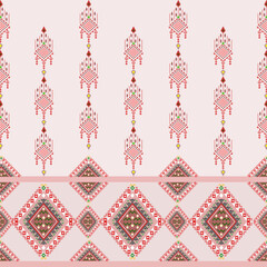 A soft pink geometric pattern that feels gentle, light, and clean &mdash; a sweet and charming design perfect for modern textiles and calm, cozy styles.