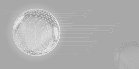 Abstract 3d white Background	
