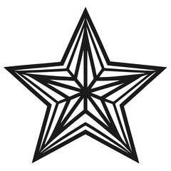 white background on star 