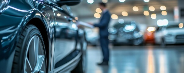 Repairman mechanic in auto service shop, writing detailed estimate for car repairs, demonstrating professionalism in auto service industry, Generative AI