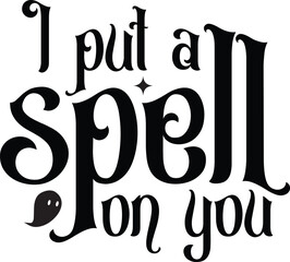 I put a spell on you SVG