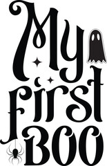 My first boo SVG