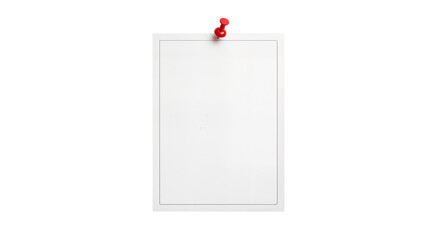 Image material for compositing a large Polaroid photo pinned with a red thumbtack