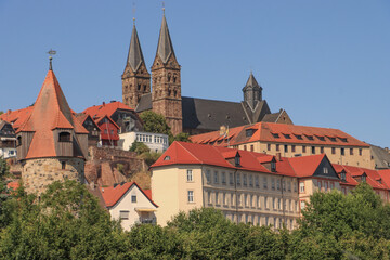 Blick auf die Altstadt von Fritzlar mit Dom St. Peter