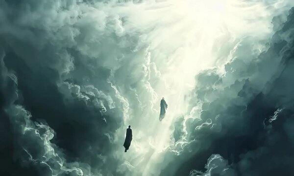 human pray reaching for heaven