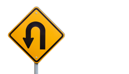 señal de tráfico de Giro a la derecha