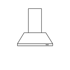 A black and white drawing of a vent