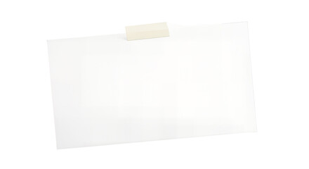 a paper of masking tape isolated with clipping path on a white background.